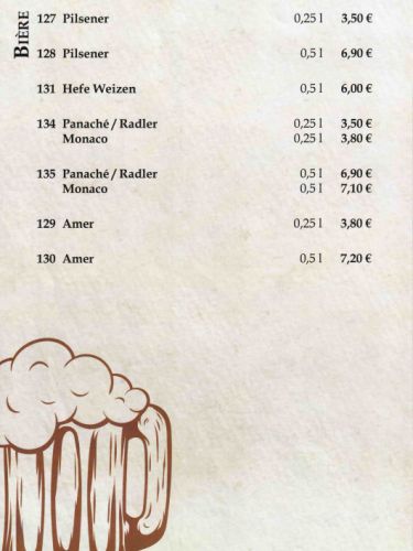 Bières - Biere